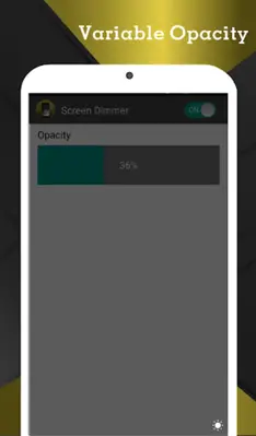 Screen Dimmer android App screenshot 1